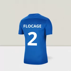 T-SHIRT FLOCAGE DOS