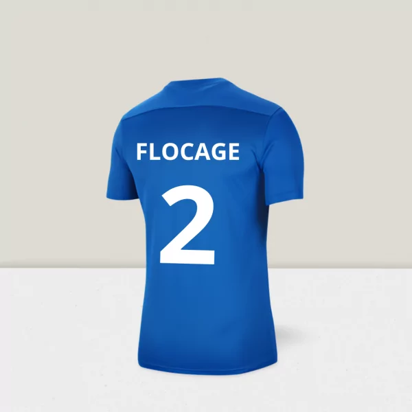 T-SHIRT FLOCAGE DOS